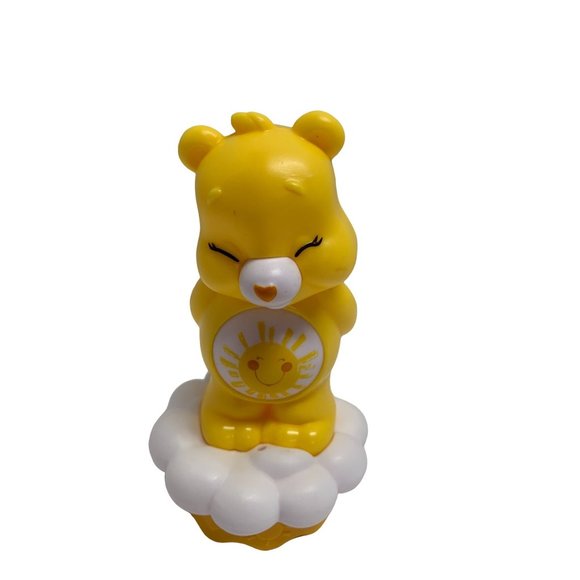 TCFC 2003 Care Bears Burger King Funshine Figure Pedistal 4 in Tall Yellow Sunsh - Picture 3 of 4